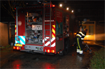 Prio 2 Containerbrand OSG Piter Jelles Bleekerstraat Kollum